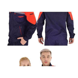 Planet Gates Gray / 5XL Working clothes men woman Welding machine repair large size Coveralls stitching protective safety work jacket cleaning uniform