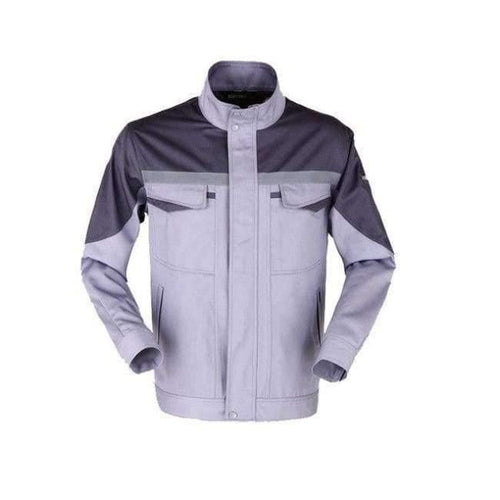 Planet Gates Gray / 5XL Working clothes men woman Welding machine repair large size Coveralls stitching protective safety work jacket cleaning uniform