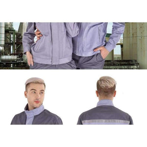 Planet Gates Gray / 5XL Working clothes men woman Welding machine repair large size Coveralls stitching protective safety work jacket cleaning uniform