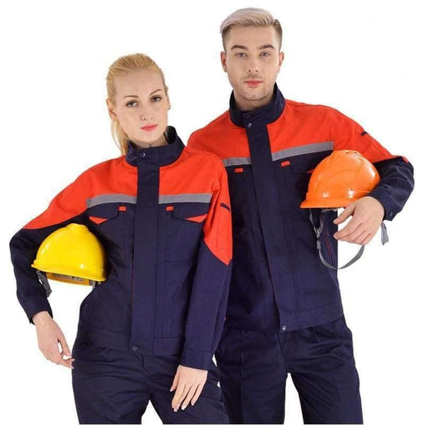 Planet Gates Gray / 5XL Working clothes men woman Welding machine repair large size Coveralls stitching protective safety work jacket cleaning uniform