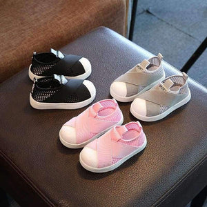 Planet Gates Gray / 6.5 Fashion breathable mesh children sneakers canvas slip on cool kids shoes casual baby girls boys shoes