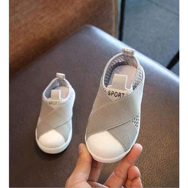 Planet Gates Gray / 6.5 Fashion breathable mesh children sneakers canvas slip on cool kids shoes casual baby girls boys shoes