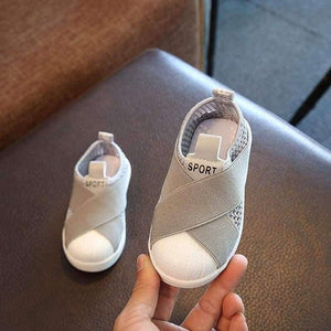 Planet Gates Gray / 6.5 Fashion breathable mesh children sneakers canvas slip on cool kids shoes casual baby girls boys shoes