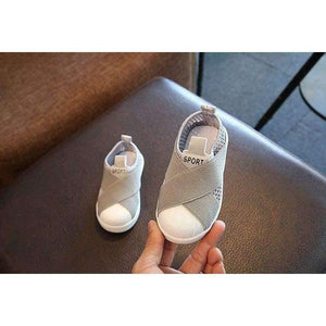 Planet Gates Gray / 6.5 Fashion breathable mesh children sneakers canvas slip on cool kids shoes casual baby girls boys shoes