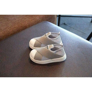 Planet Gates Gray / 6.5 Fashion breathable mesh children sneakers canvas slip on cool kids shoes casual baby girls boys shoes