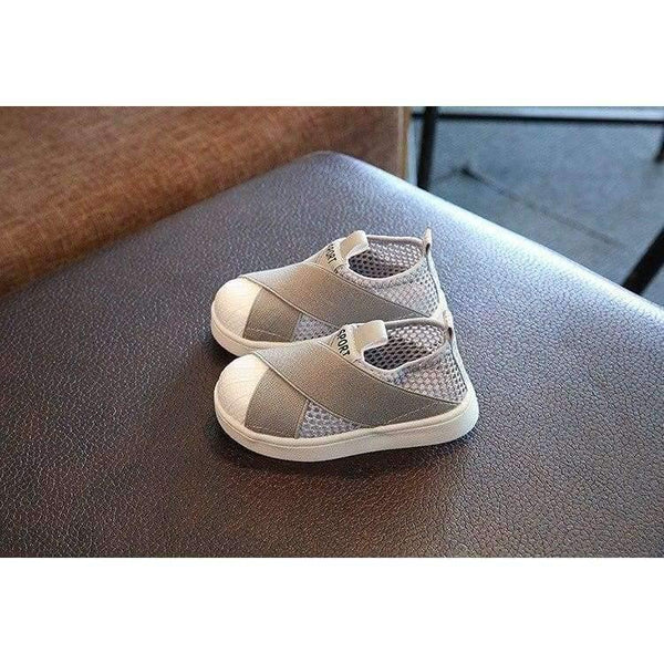 Planet Gates Gray / 6.5 Fashion breathable mesh children sneakers canvas slip on cool kids shoes casual baby girls boys shoes