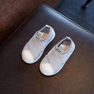 Planet Gates Gray / 6.5 Fashion cool slip on Canvas children shoes high quality baby casual shoes breathable light slip on kids sneakers