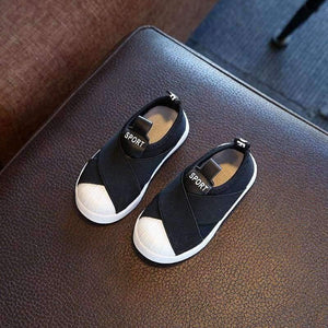 Planet Gates Gray / 6.5 Fashion cool slip on Canvas children shoes high quality baby casual shoes breathable light slip on kids sneakers