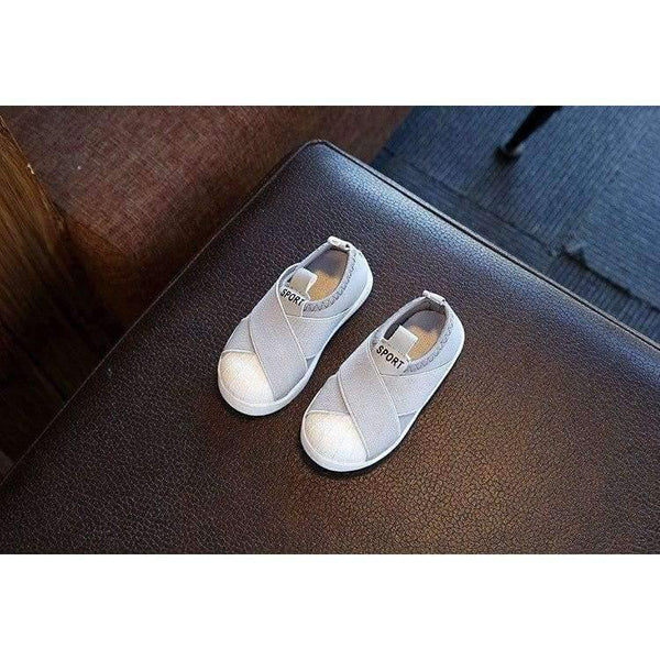 Planet Gates Gray / 6.5 Fashion cool slip on Canvas children shoes high quality baby casual shoes breathable light slip on kids sneakers