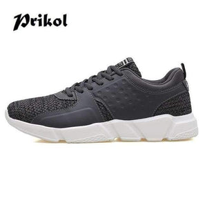 Planet Gates Gray / 7 Trendy Luxury Brand Men Sport Shoes Spring Summer Breathable Mesh Knitted Men Shoes Hombre Tennis Footwear Zapato