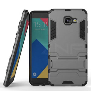 Planet Gates Gray / A8 Plus 2018 ZNP Shockproof Holder Protective Phone Case For Samsung Galaxy A3 A5 A7 J5 J7 2016 2017 Cover For Samsung A8 Plus 2018 Case Capa