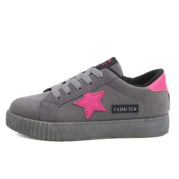 Planet Gates Gray B / 6 Weweya Fashion Women Shoes Women Vulcanize Shoes Comfortable Damping Platform Shoes Women Casual Shoes Tenis Feminino Size 35-43