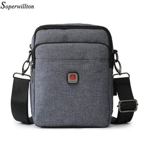 Planet Gates Gray Bag / M 18x14.5x10cm Men's Bag USB charging Shoulder Crossbody Bags Water-resistent Oxford Travel Bags Zipper Belt Bag Male #1042