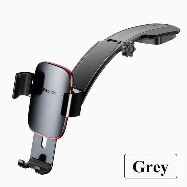 Baseus Metal Car Phone Mount Holder For iPhone Samsung Foldable Gravity Mobile Phone Holder for Dashboard Paste Car Holder Stand