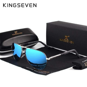 Planet Gates Gray Blue Men's Aluminum Magnesium Sun Glasses Polarized UV400 Sun Glasses oculos Male Eyewear Sunglasses For Men N725