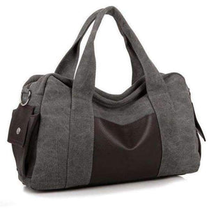 Planet Gates Gray Canvas Gym Bag Men Women Sports Bag for Fitness Outdoor Traveling Handbags Durable Multifunctional Training Shoulder Bag