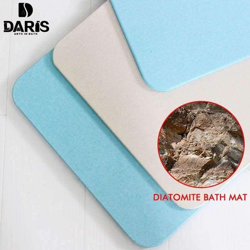 Planet Gates gray / China / 350mmx450mm Quick-drying Water Absorption Diatomite Bath Mat Bathroom Door Mat Absorbent Magical Designer Mat Bathroom Products