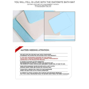 Planet Gates gray / China / 350mmx450mm Quick-drying Water Absorption Diatomite Bath Mat Bathroom Door Mat Absorbent Magical Designer Mat Bathroom Products