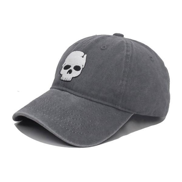 Planet Gates gray / China / Adjustable Vintage Skull Men's Baseball Cap Hats For Men Snapback Caps Bone Casquette Male Summer Gorras Trucker Women Baseball Hat