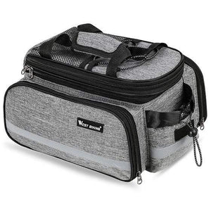 Planet Gates Gray / China Bicycle Bags Large Capacity Waterproof Cycling Camel Bag Mountain Bike Saddle Trunk Bags Luggage Carrier Bike Bag