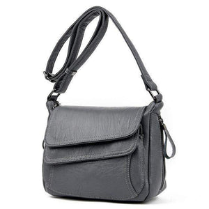Planet Gates GRAY / China Leather Luxury Handbags Women Bags Designer Women Shoulder Messenger Bags For Women Sac A Main Femme