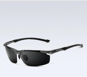 Planet Gates Gray / China Men's Aluminum Magnesium Sun Glasses Polarized UV400 Sun Glasses oculos Male Eyewear Sunglasses For Men 6592