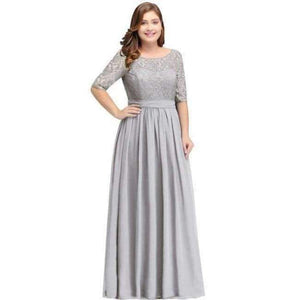 Planet Gates Gray cps522 / 6 Bridesmaid Dresses Under 50$ Floor Length Lace Plus Size Bridesmaid Dress Vestido De Madrinha De Casamento Longo
