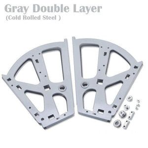 2PCS Furniture Hinges Shoes Drawer Cabinet Hinge Rack Metal Accessories Stainless Steel Foldable Self Fitting Hardware