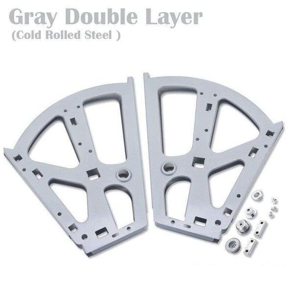 2PCS Furniture Hinges Shoes Drawer Cabinet Hinge Rack Metal Accessories Stainless Steel Foldable Self Fitting Hardware