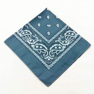 Fashion Women Cotton Bandana Scarf Square Female Bandanas 55cm*55cm Headwear Rock Girls Head Scarf Headbands Hair Accessories