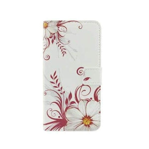 Planet Gates Gray Flowers Painted PU Leather Lether Wallet Case For Sony Xperia T3 D5106 Jellyfish Colorful Best Heart Cheap Luxury Flower