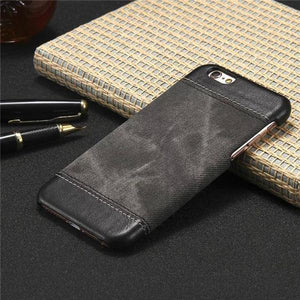 Planet Gates Gray / For iPhone 5 5s SE USLION Retro Style Cloth Skin Leather + PC Phone Cases for iphone 5 5s SE 6 6s 7 8 X Plus Back Cover Case Coque For iphone7 Plus