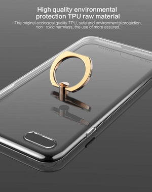 Planet Gates Gray / For iphone 6 6s PZOZ Ring Holder Case For iPhone X 6 6s 7 8 Plus 7P 8P Luxury Silicone Mobile Phone   Protective Case Soft TPU Back Cover Shell