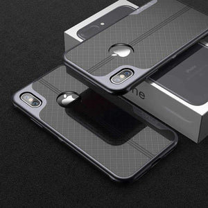 Planet Gates Gray / for iPhone 7 Apple iPhone X Case Luxury Plating PC Frame Transparent Clear Soft Back Cover For iPhone 7 8 6s Plus Phone Cases