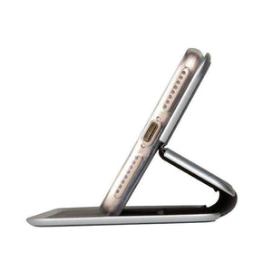 Planet Gates Gray / For iphone 7 iPhone 7 Case Luxury Brand Flip Cover Coque iphone 8 Phone Case For Funda iphone 7 8 Case Leather Wallet Bag