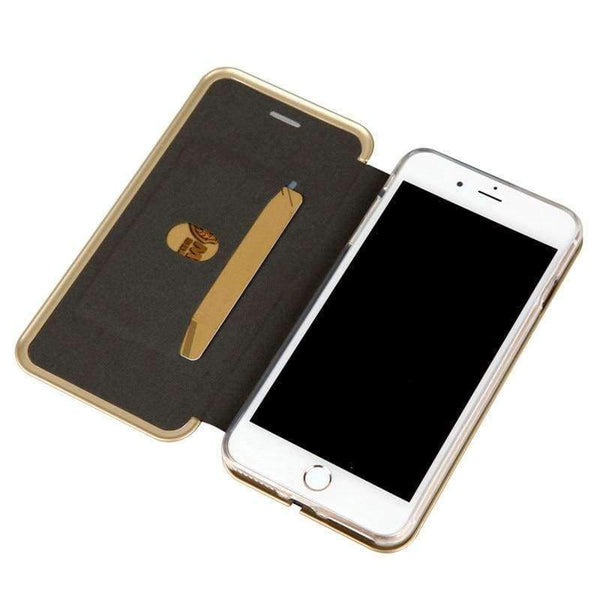 Planet Gates Gray / For iphone 7 iPhone 7 Case Luxury Brand Flip Cover Coque iphone 8 Phone Case For Funda iphone 7 8 Case Leather Wallet Bag