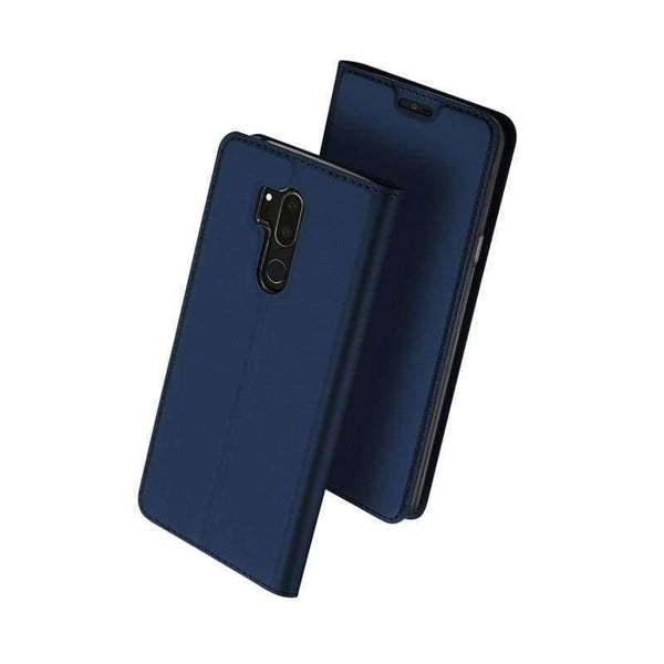Planet Gates Gray / For LG G7 LG G7 ThinQ Case Luxury PU Leather Flip Cover For LGG7 ThinQ Thin Q Phone Cases