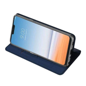 Planet Gates Gray / For LG G7 LG G7 ThinQ Case Luxury PU Leather Flip Cover For LGG7 ThinQ Thin Q Phone Cases