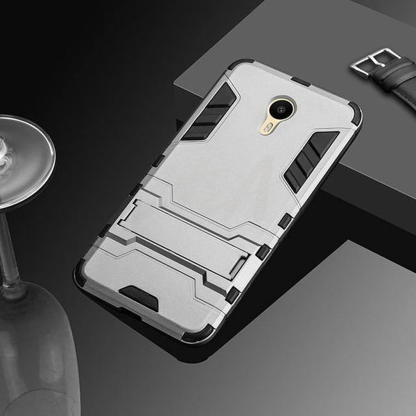 Planet Gates Gray / For Meizu M5 Note H&A Luxury Heavy Duty Armor Phone Case For Meizu M6 M6S M5 Note Full Anti-knock Cover For Meizu M3 M6 M5 Note Holder Case Cover