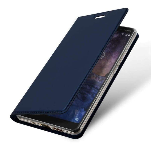 Planet Gates Gray / For Nokia 7 Plus Nokia 7 Plus Luxury Case Luxury PU Leather Kickstand Flip Cover For Nokia7 Plus Phone Cases 6.0"Inch