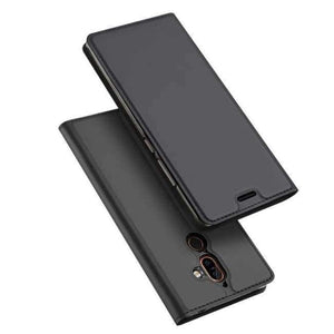 Planet Gates Gray / For Nokia 7 Plus Nokia 7 Plus Luxury Case Luxury PU Leather Kickstand Flip Cover For Nokia7 Plus Phone Cases 6.0"Inch