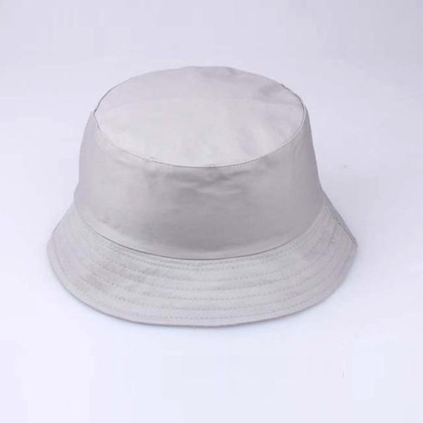 Planet Gates gray Galaxy Stars Print Panama Hat Cap Reversible Bucket Hat Summer Sun Hats For Women Men Gorro