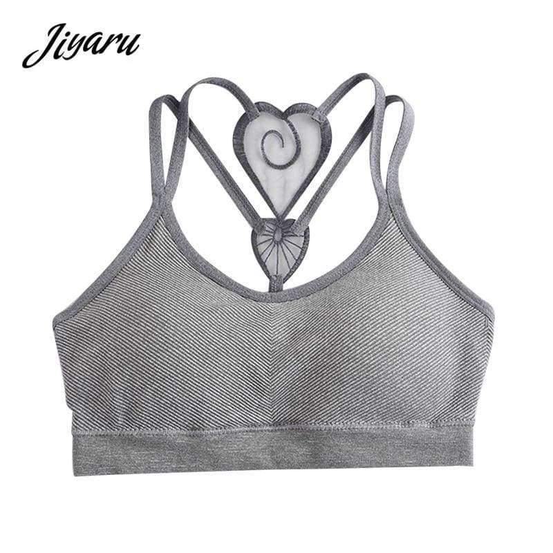 Planet Gates Gray Girls Bra for Kids with Pads Young Teenage Girl Underwear Children Training Sport Bra Wireless Undergarments Clothes Lingerie