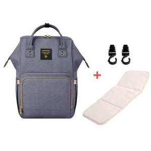 Planet Gates Gray H / China Fashion  Maternity Diaper Bag Large Nursing Bag Travel Backpack Designer Stroller Baby Bag Baby Care Nappy Backpack