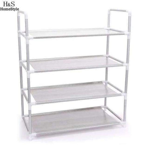 Planet Gates Gray Home Shelf 4 Storage New Black Living Gray Bedroom Multi-functional Shelves room Layers Metal Shoes Room Square Four