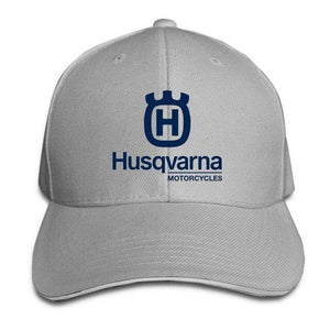 Planet Gates Gray Husqvarna Baseball Cap Snapback Caps Motorcycle logo casquette Hat For Men Custom Hats