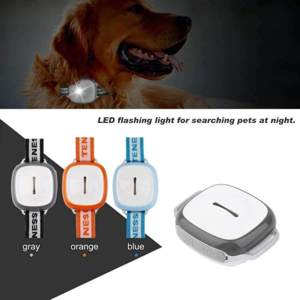 Planet Gates gray Intelligent Wireless Pet Finder GPS Waterproof Pet Dog Cat Accurate Collar Anti-Lost Security Tracker Locator Device