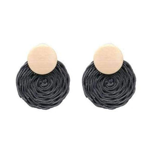 Planet Gates Gray JURAN New Brand Wood Dangle Earrings Hot Fashion 2018 Party Prom Accessories Wedding Jewelry Women Drop Earrings Gifts Cheap