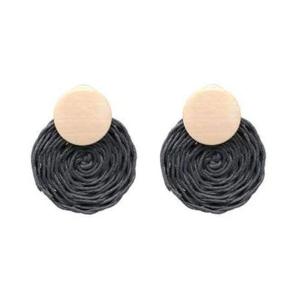 Planet Gates Gray JURAN New Brand Wood Dangle Earrings Hot Fashion 2018 Party Prom Accessories Wedding Jewelry Women Drop Earrings Gifts Cheap
