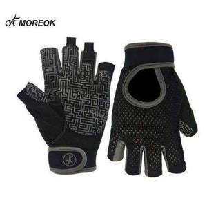 Planet Gates Gray / L Cycling Gloves Female Fitness Sport Gloves Half Finger MTB Bike Glove Road Bike Bicycle Gloves Bicycle Accessories